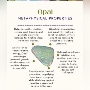 Rainforest Opal Metaphysical Properties